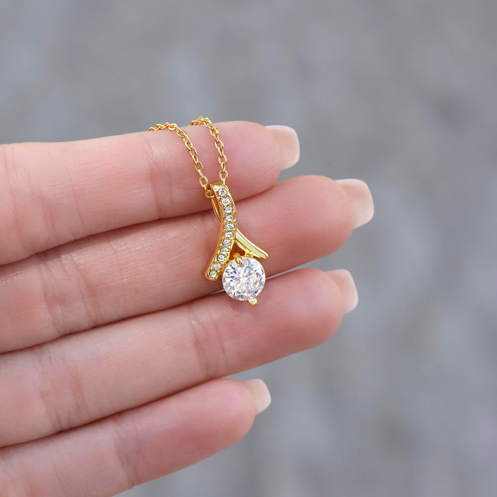 Granddaughter - You Are Enough - Alluring Necklace